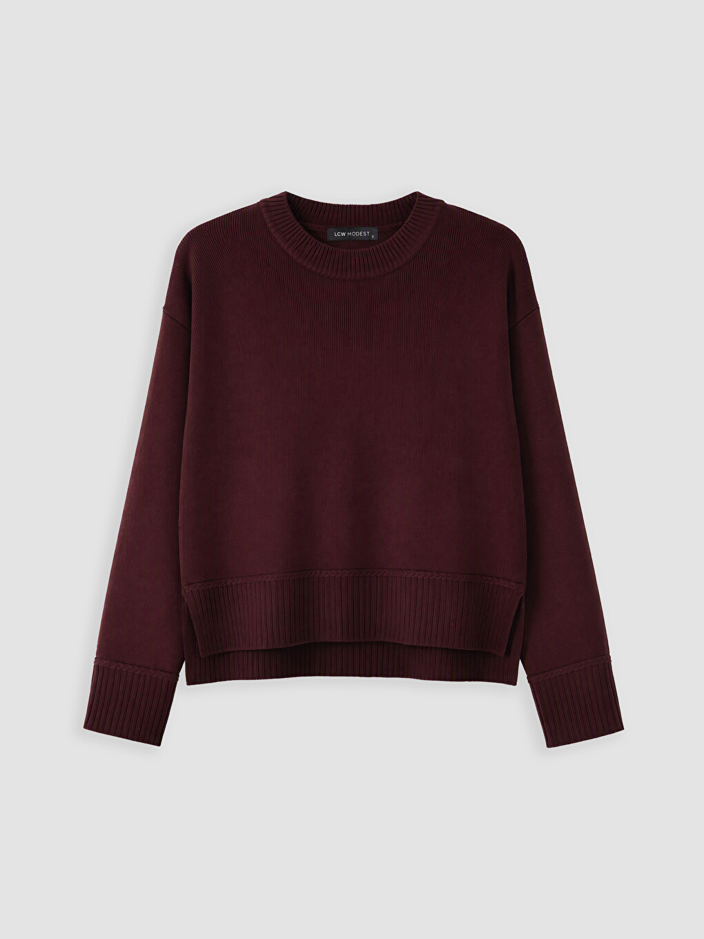 Crew Neck Women's Knitwear Sweater