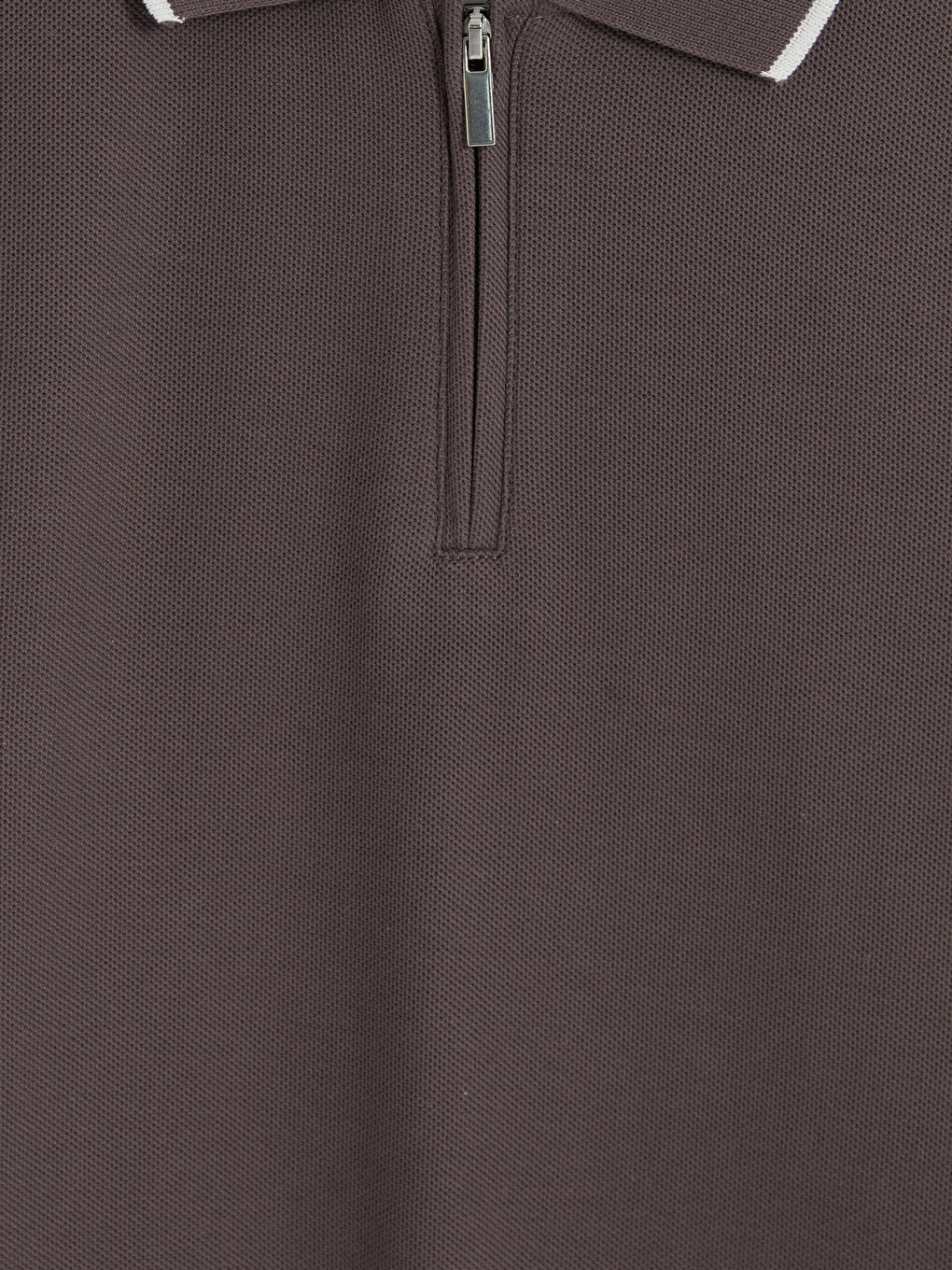 Polo Collar Pique Men's T-shirt-2
