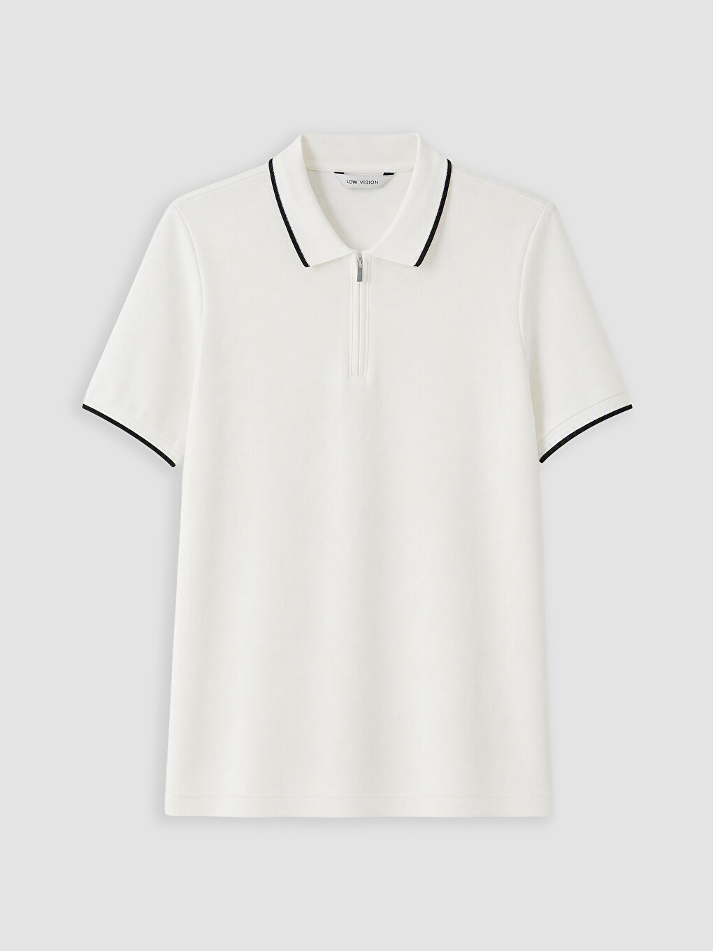 Polo Collar Pique Men's T-shirt