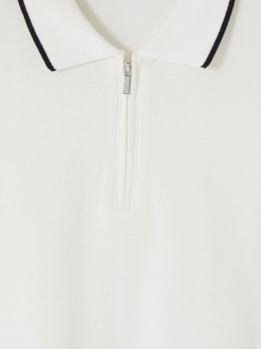 Polo Collar Pique Men's T-shirt-1