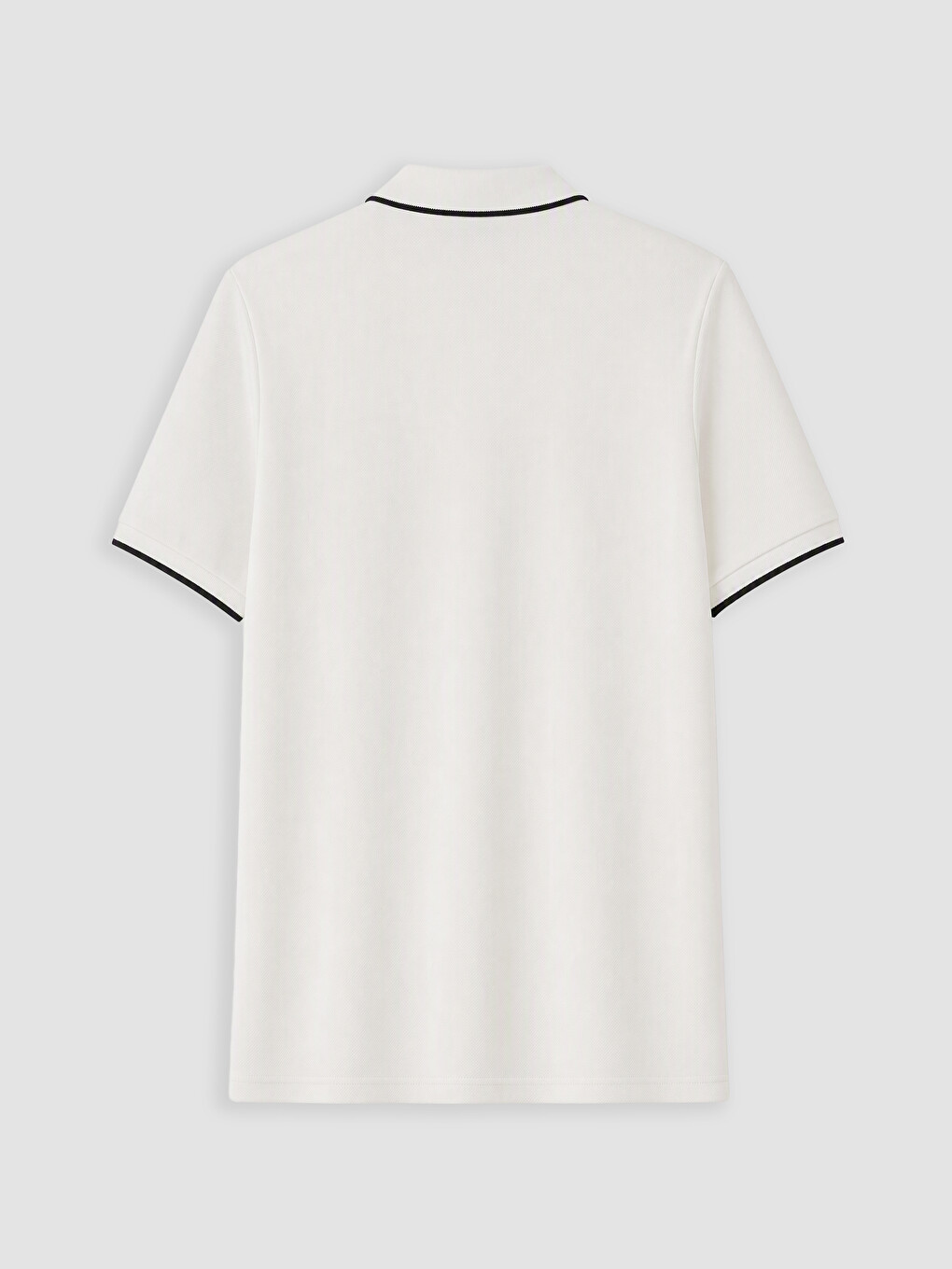 Polo Collar Pique Men's T-shirt-2