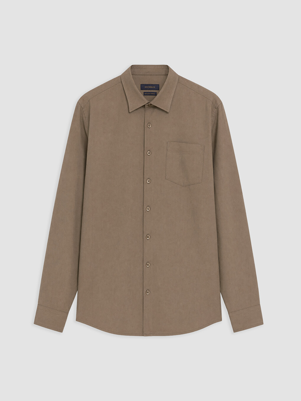 Man Brown Shirt