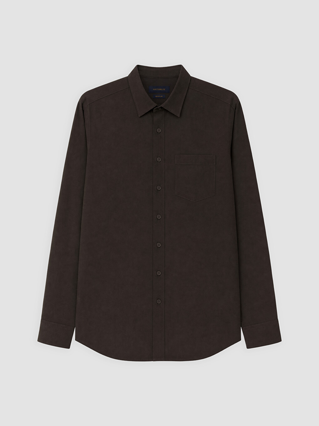 Man Brown Shirt