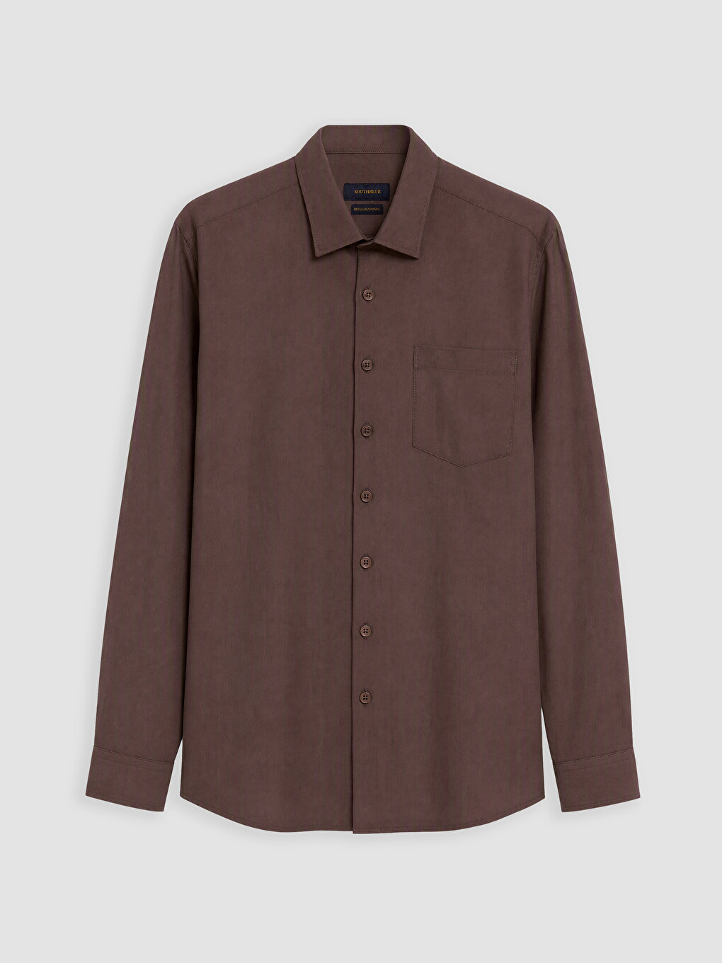Mor Regular Fit Gabardin Erkek Gömlek