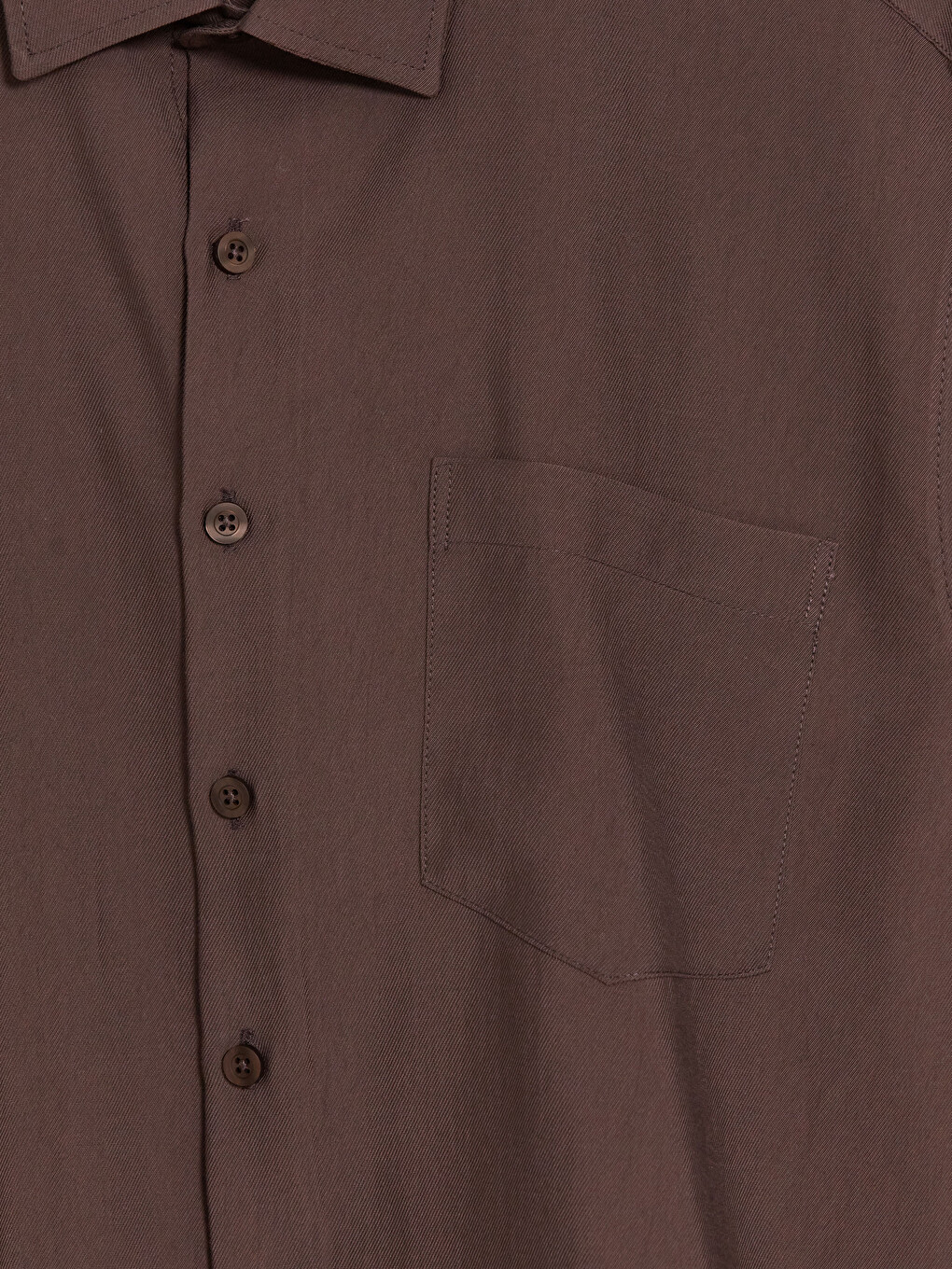 Mor Regular Fit Gabardin Erkek Gömlek-1