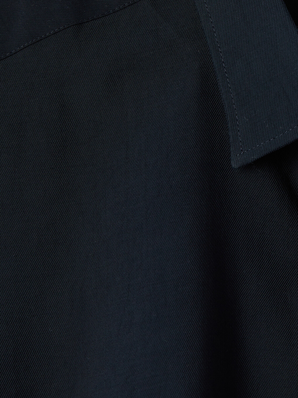 Lacivert Regular Fit Gabardin Erkek Gömlek-1
