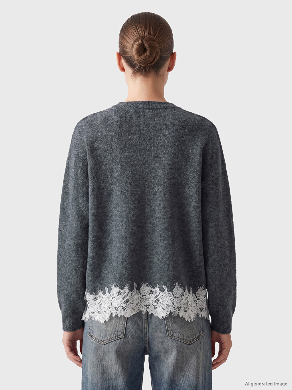 Woman Anthracite Sweater-3