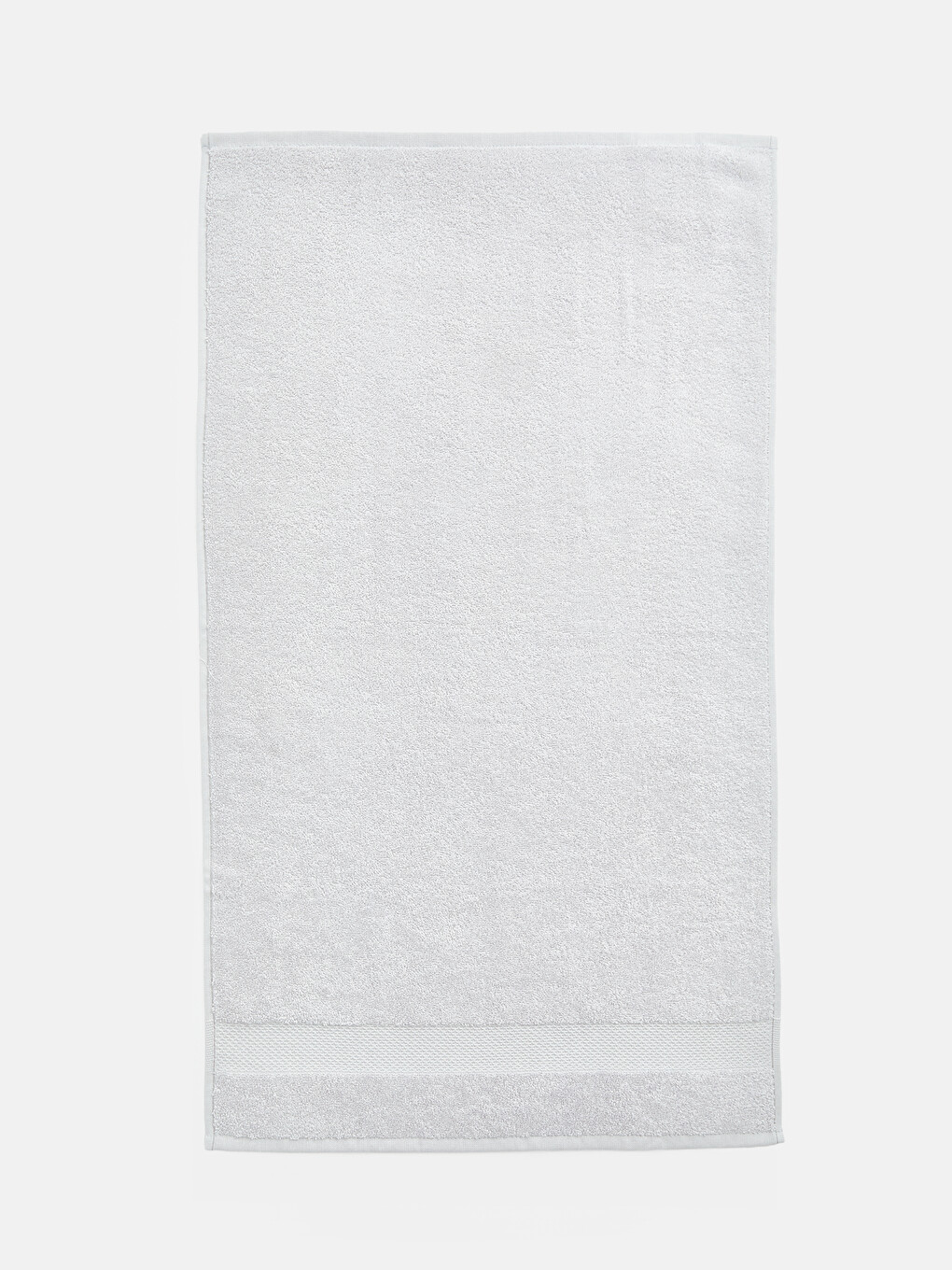 Gri Pamuklu Yüz Havlusu 50x80 Cm