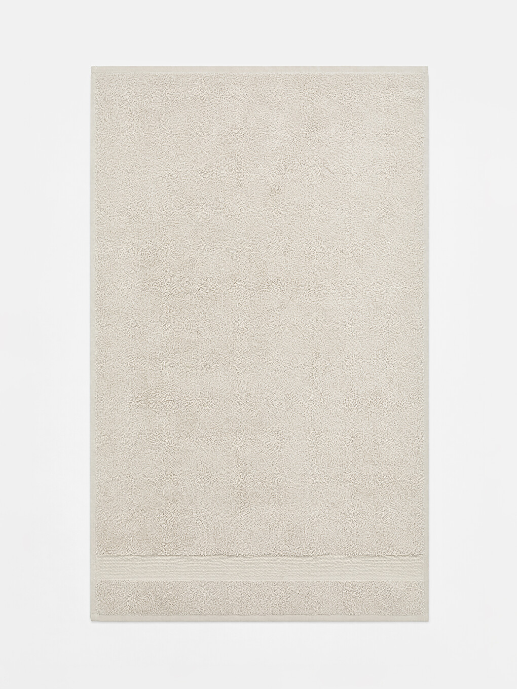 Bej Pamuklu Yüz Havlusu 50x80 Cm