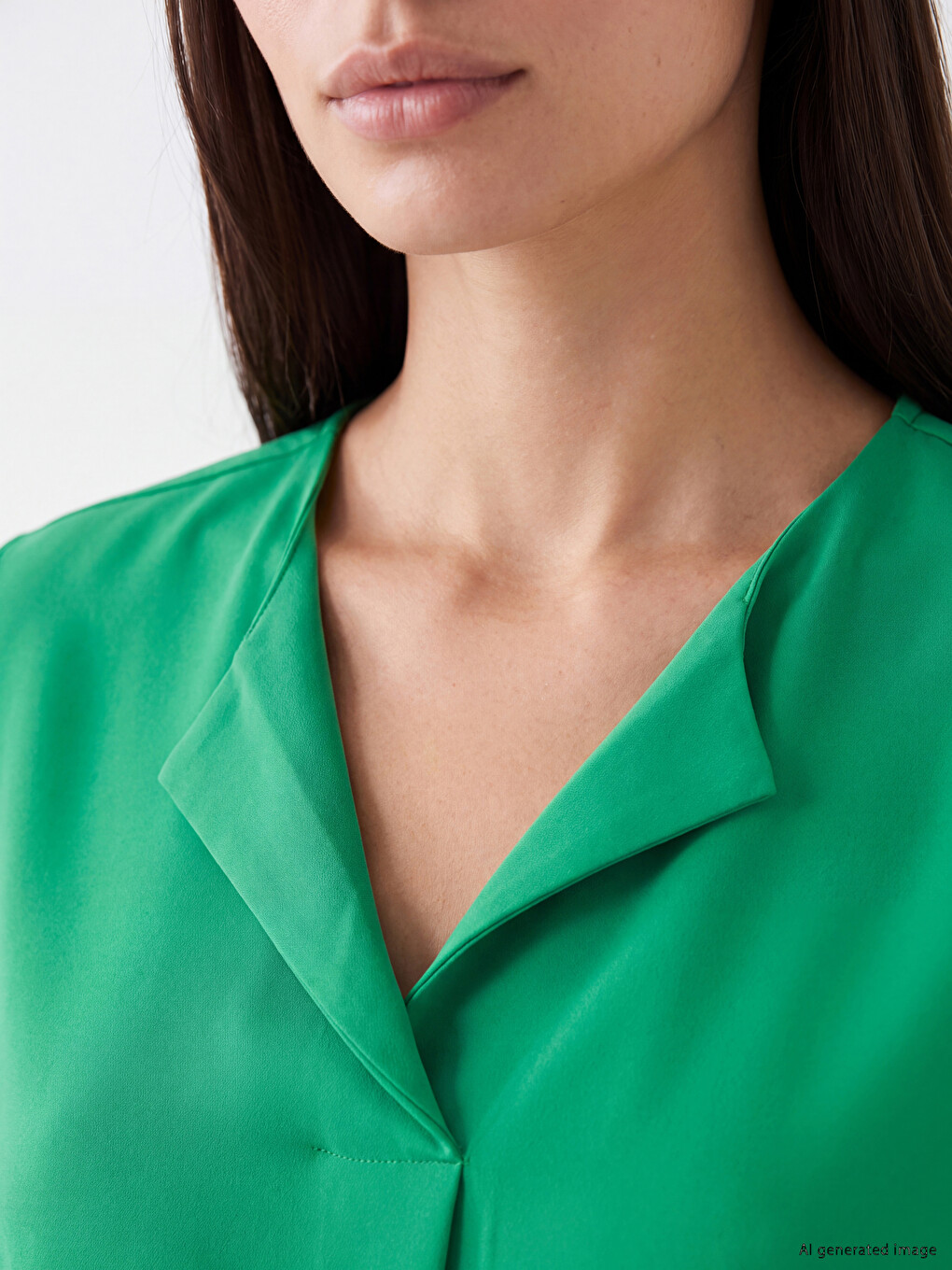 V Neck Blouse-2