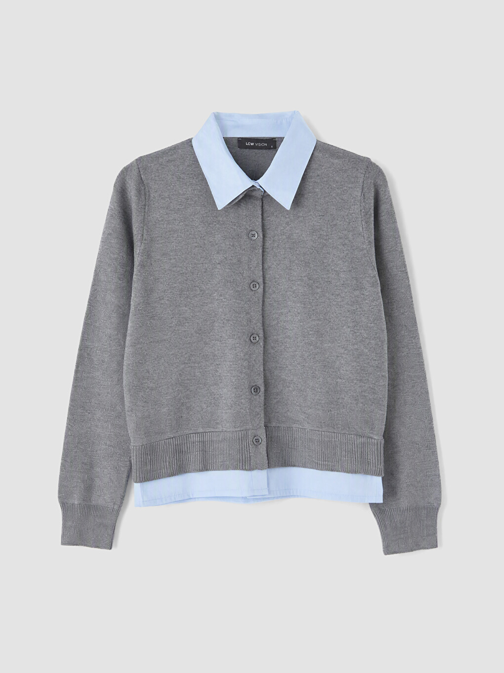Woman Grey Cardigan