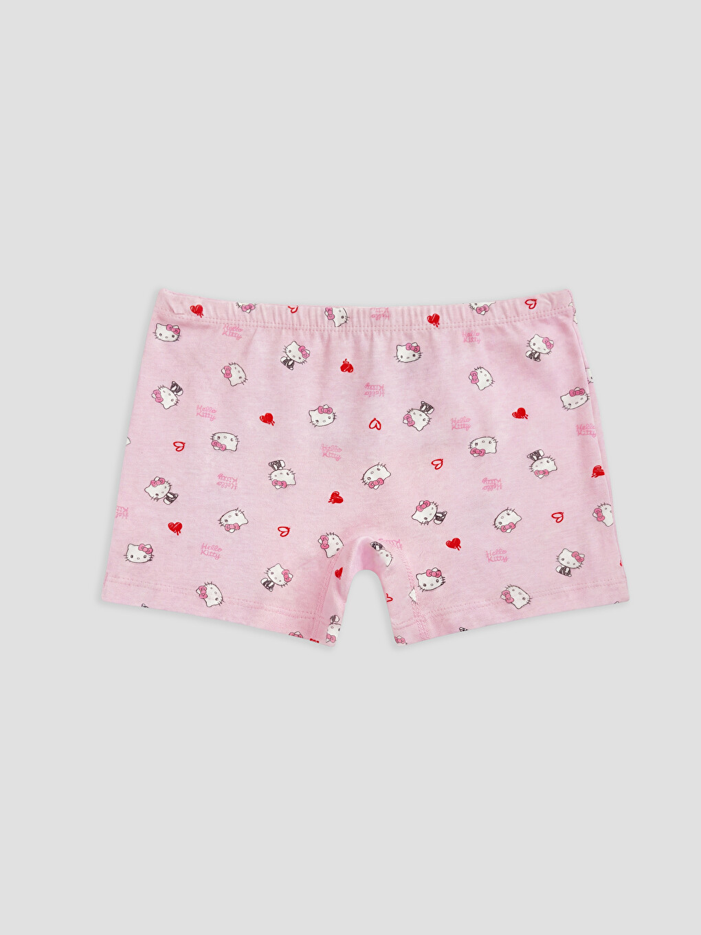 Pembe Kız Çocuk Hello Kitty Baskılı Boxer