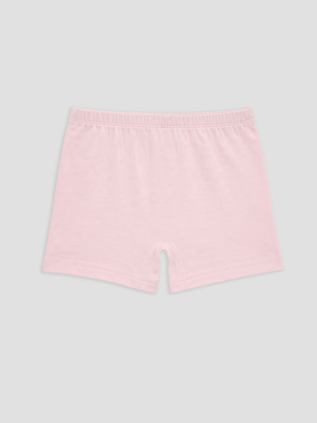 Pembe Baskılı Kız Çocuk Boxer 3'lü-4