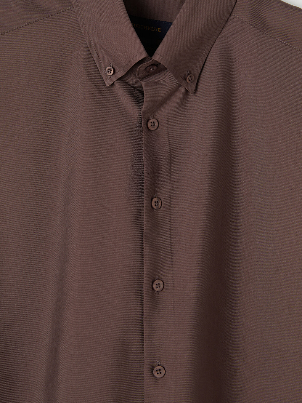 Mürdüm Regular Fit Gabardin Erkek Gömlek-2