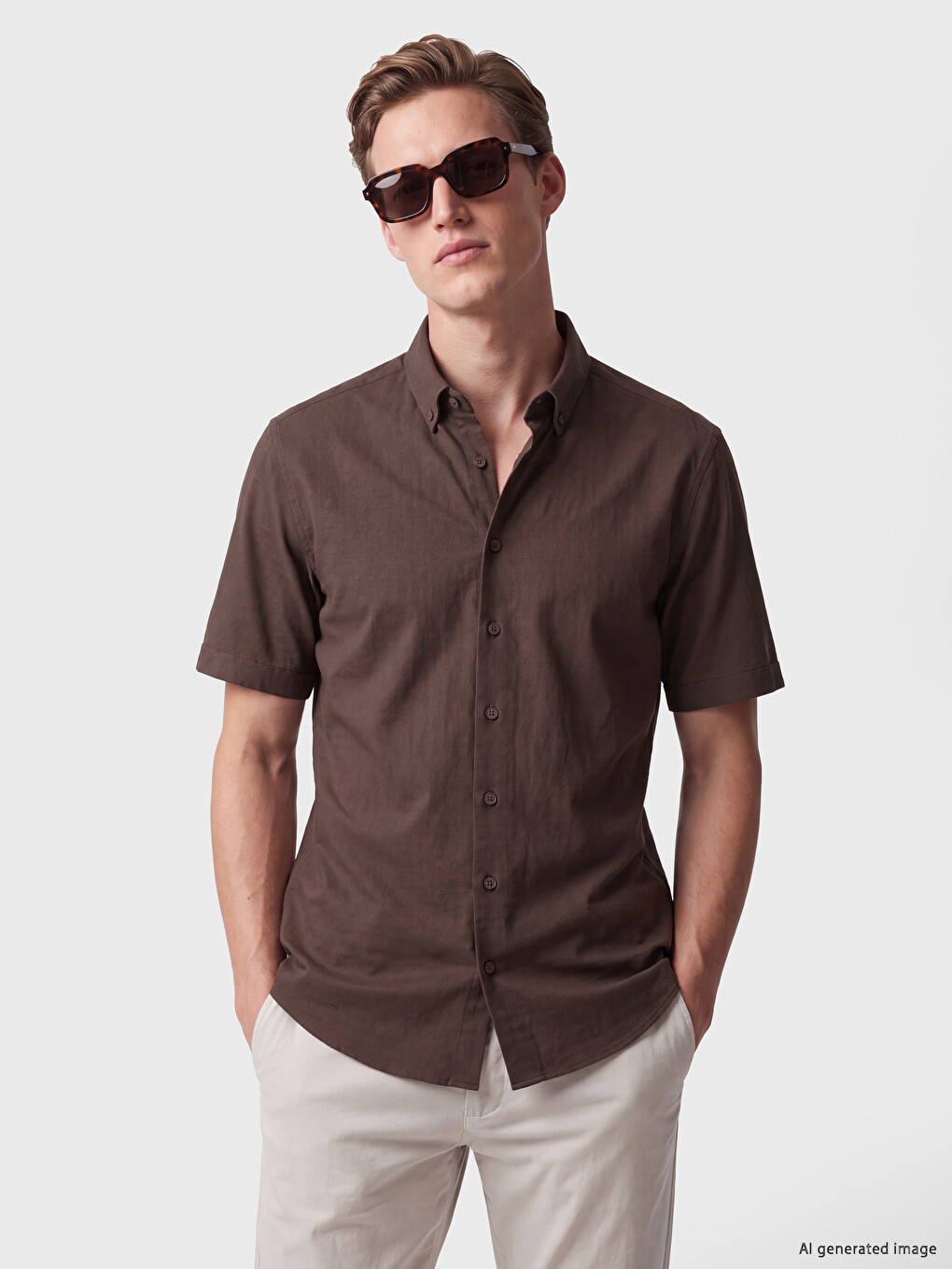 Regular Fit Gabardine Men's Shirt