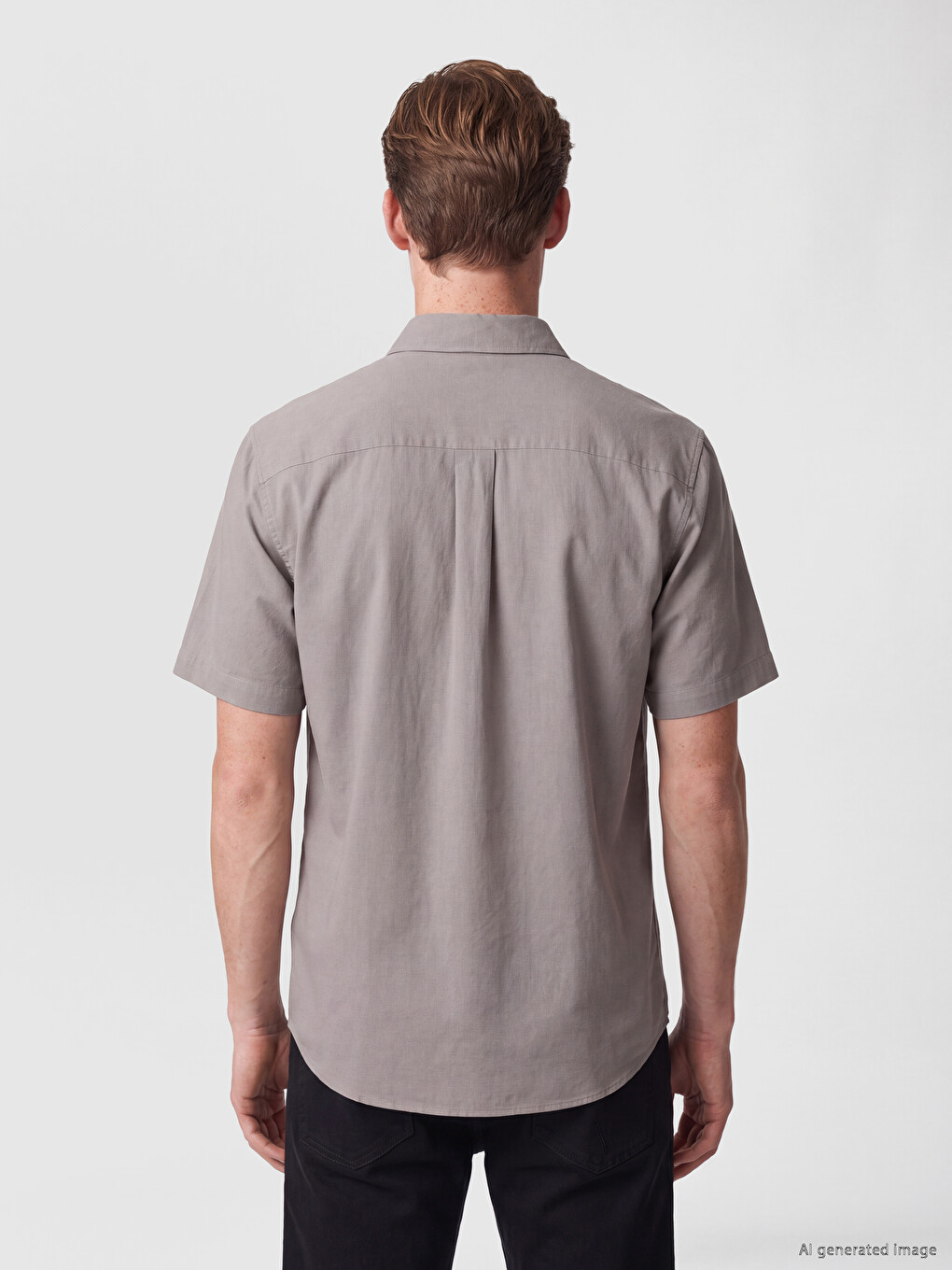 Regular Fit Gabardine Men's Shirt-3