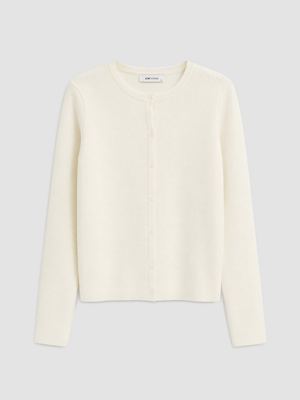 Crew Neck Women's Knitwear Cardigan-4