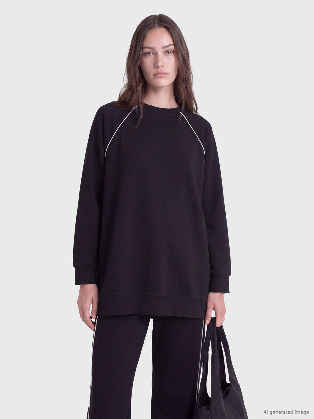 Soft Touch Oversize Дамска Суитшърт Туника