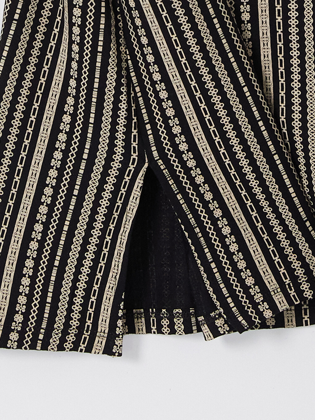 Crew Neck Patterned Women's Tunic-5