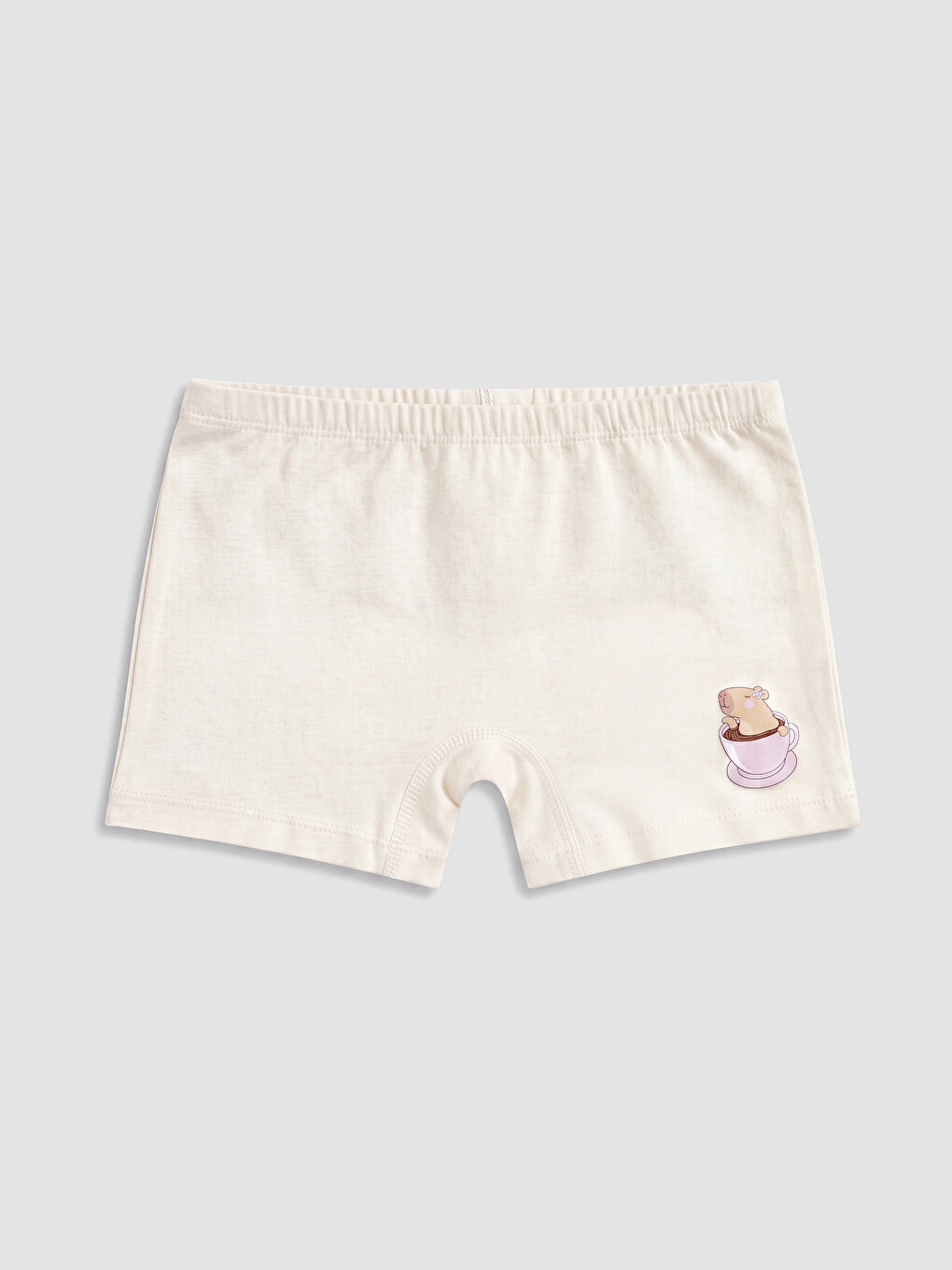 Pembe Baskılı Kız Çocuk Boxer 5'li-2