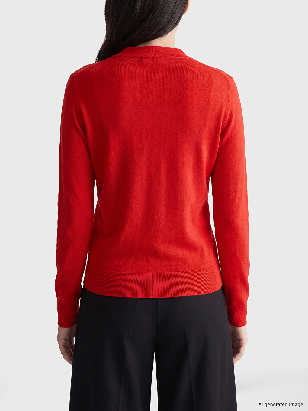 Crew Neck Women's Knitwear Cardigan-3