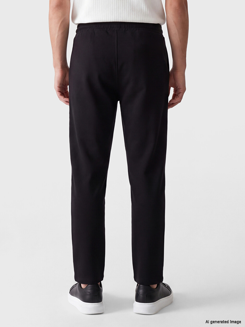 Man Black Trousers-2