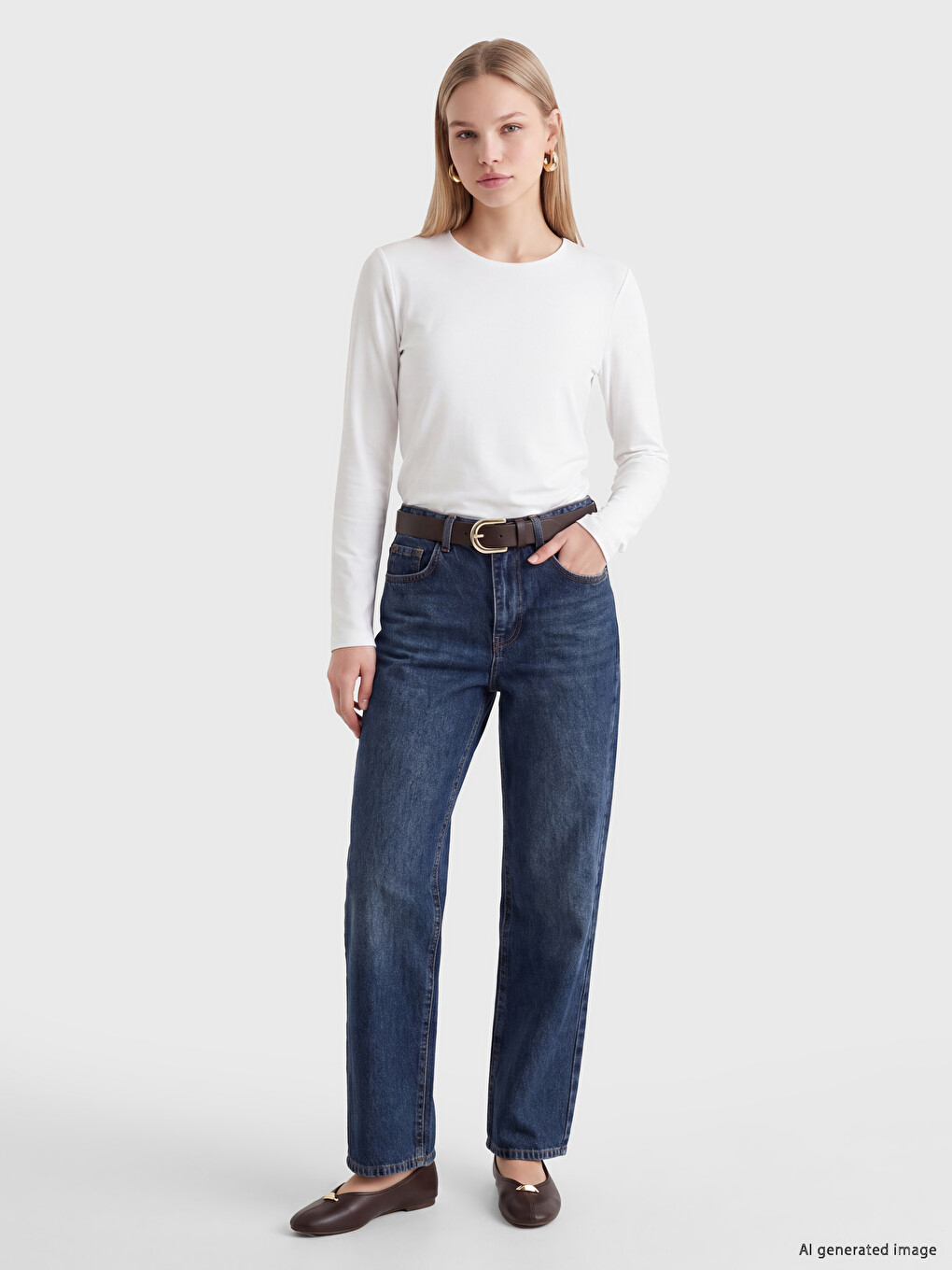 Crew Neck Women's Body-1