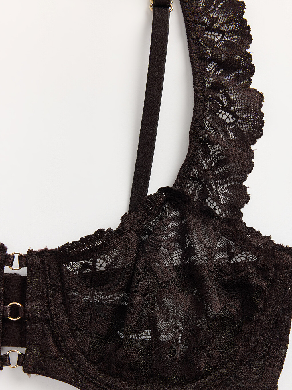 Wired Non Padded Lace Fancy Bra-2
