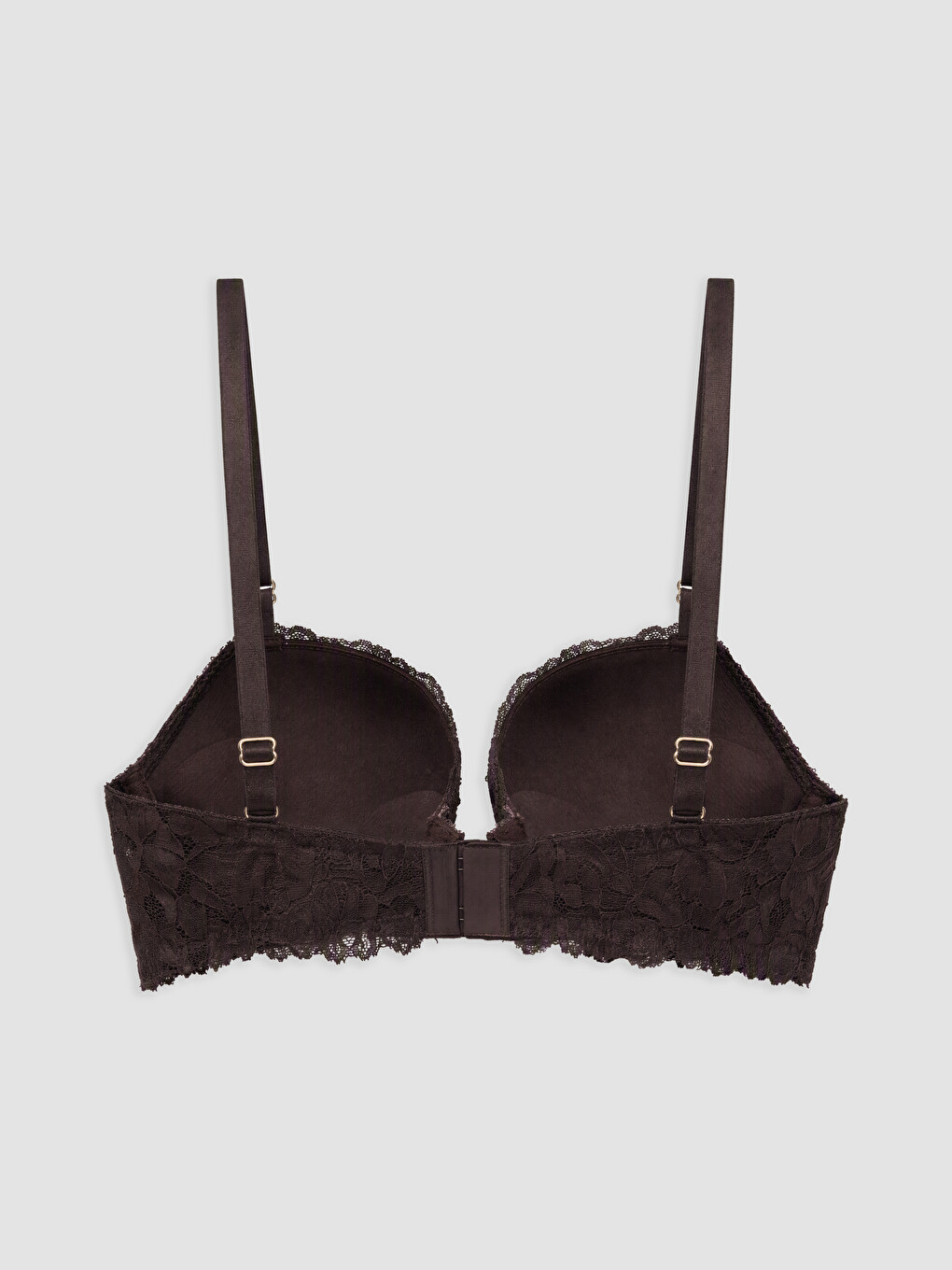 Wired Padded Lace Fancy T-shirt Bra-1