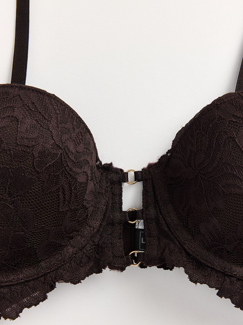 Wired Padded Lace Fancy T-shirt Bra-2