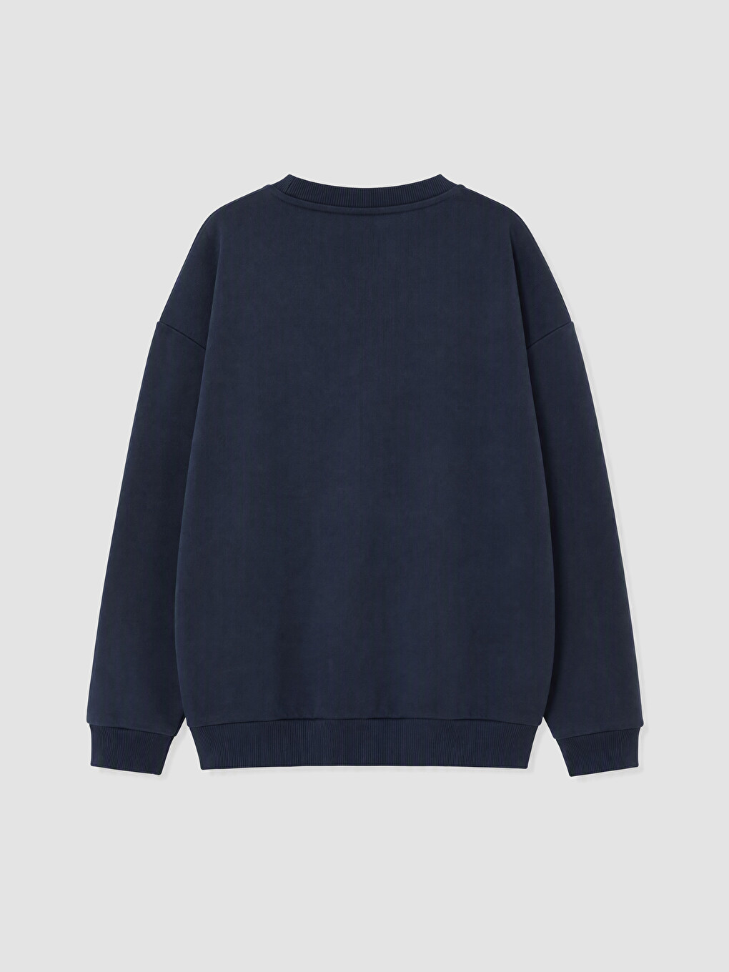 Lacivert Baskılı Erkek Sweatshirt-2
