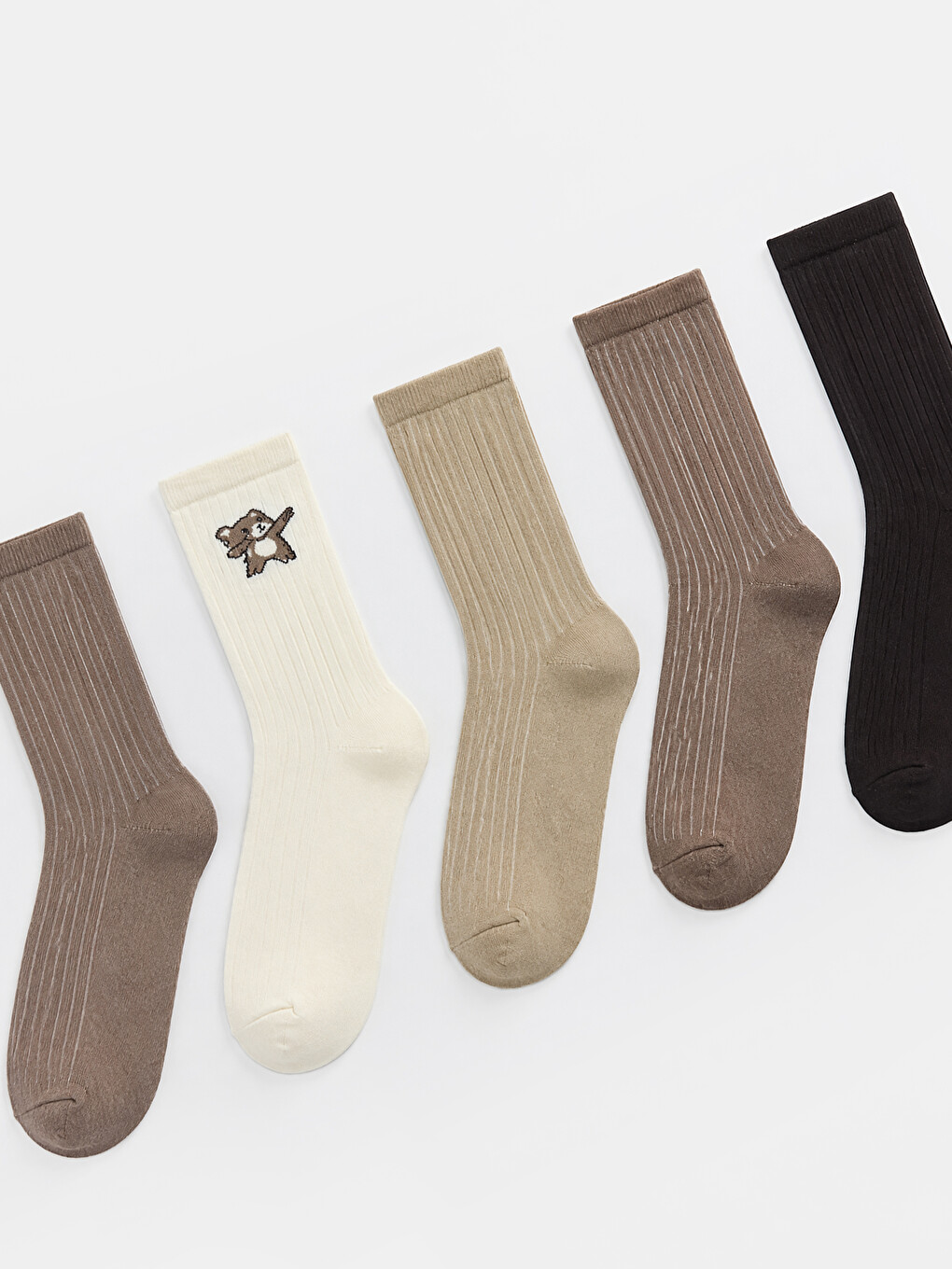 Patterned Women's Ankle Socks 5-pack-1