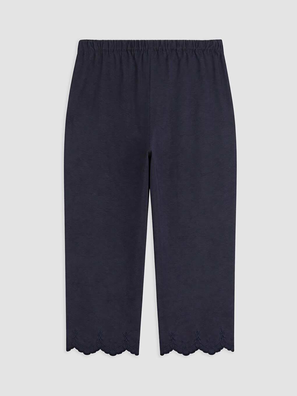 Pantaloni Capri Bleumarin Femeie-1