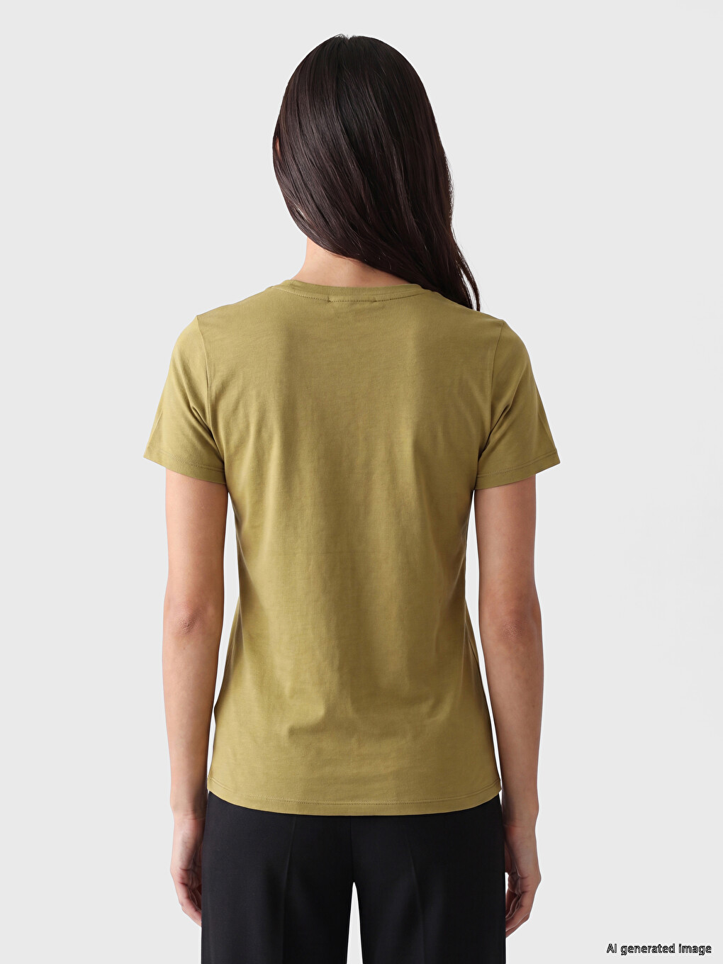 Crew Neck Women's T-shirt-3