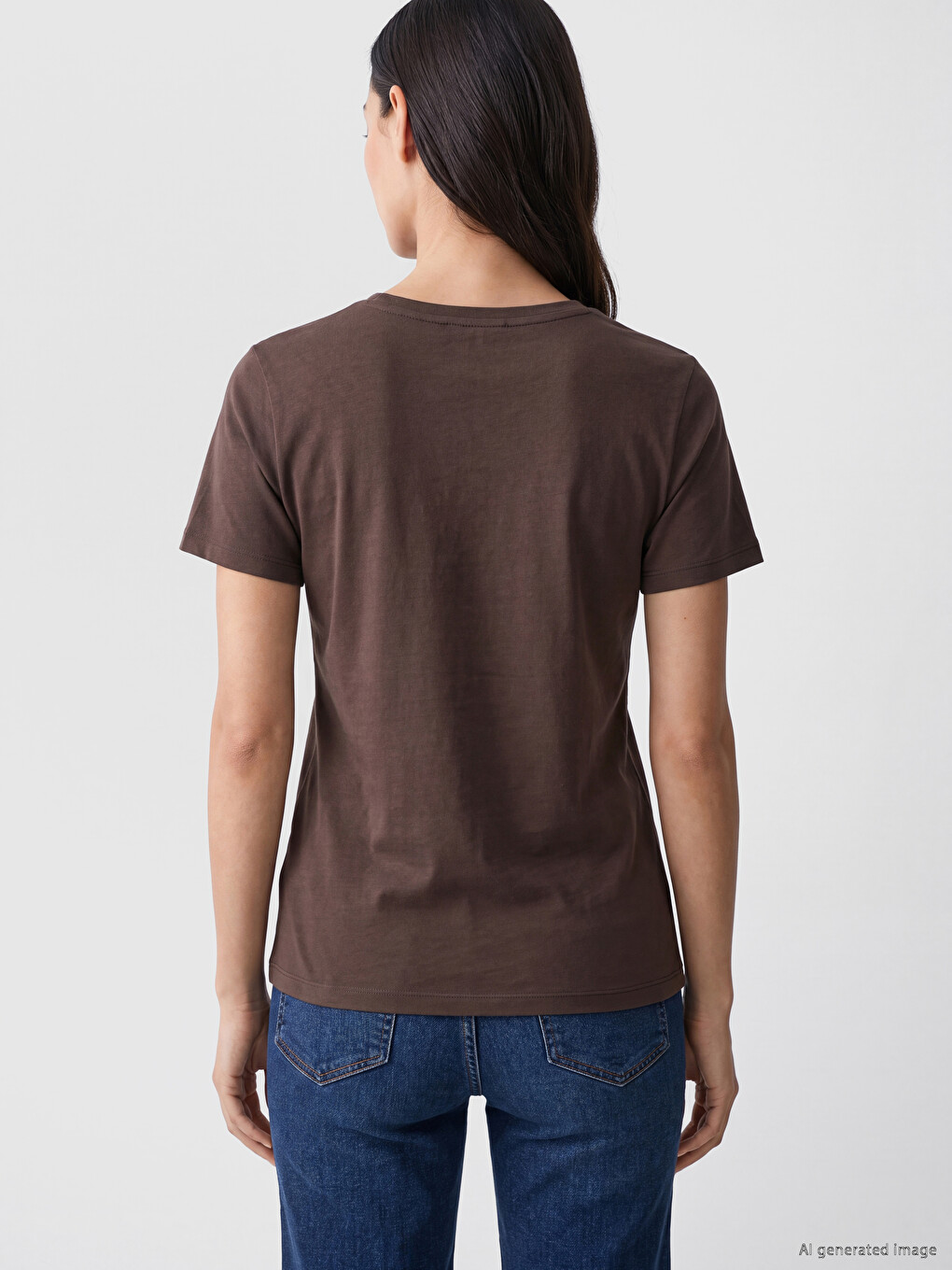 Crew Neck Women's T-shirt-3