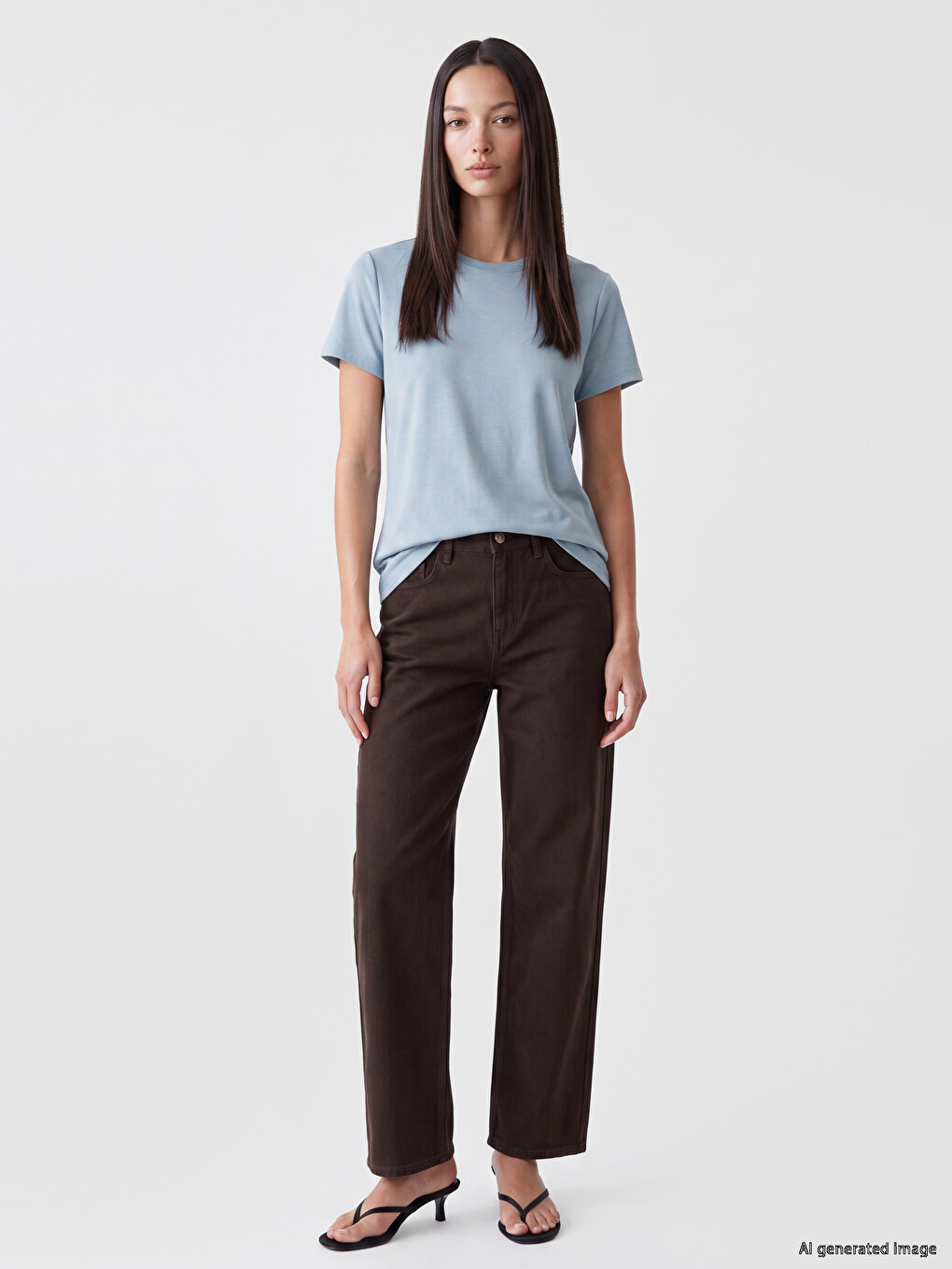 Crew Neck Soft Touch Women's T-shirt-1