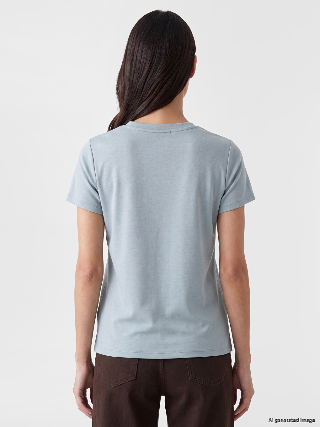 Crew Neck Soft Touch Women's T-shirt-3