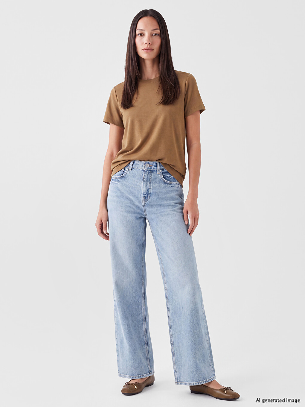 Crew Neck Soft Touch Women's T-shirt-1