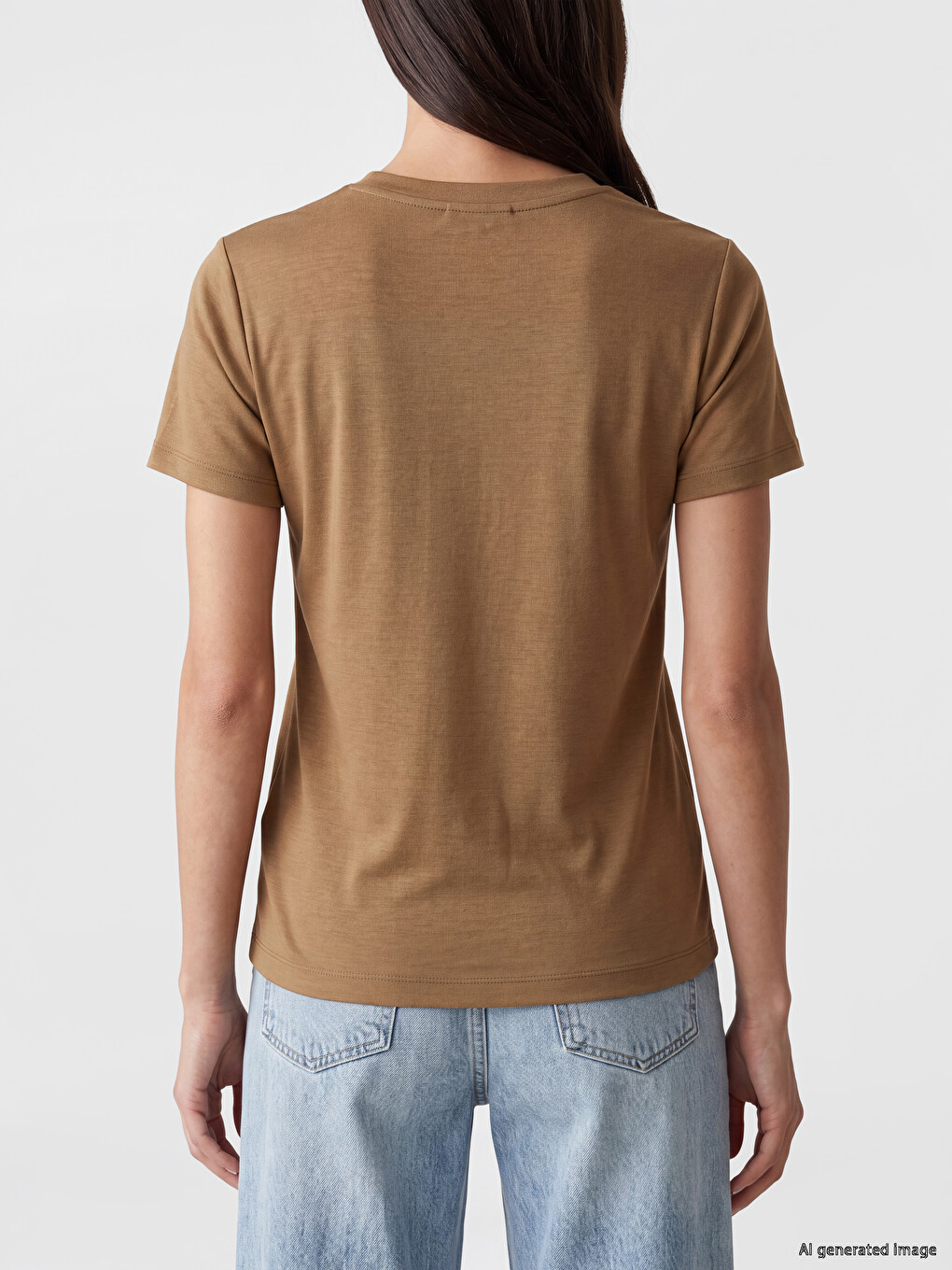 Crew Neck Soft Touch Women's T-shirt-3
