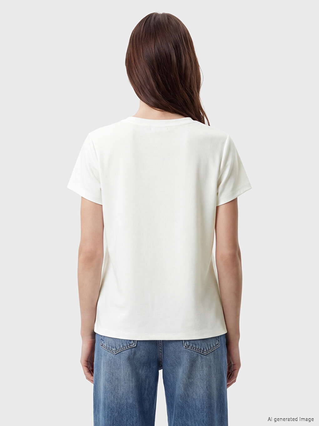 Crew Neck Soft Touch Women's T-shirt-3