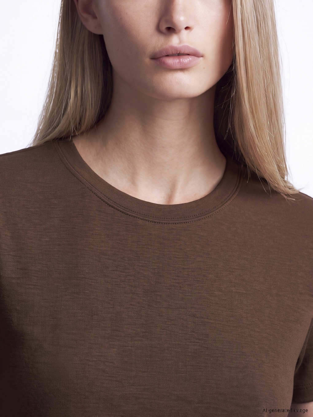 Crew Neck Soft Touch Women's T-shirt-3
