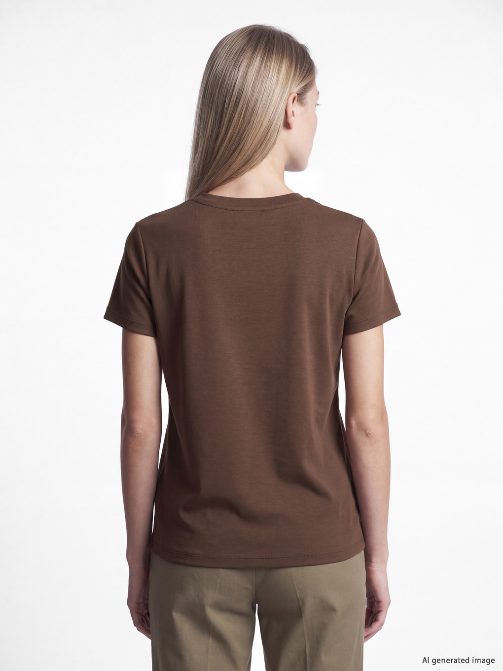 Crew Neck Soft Touch Women's T-shirt-4