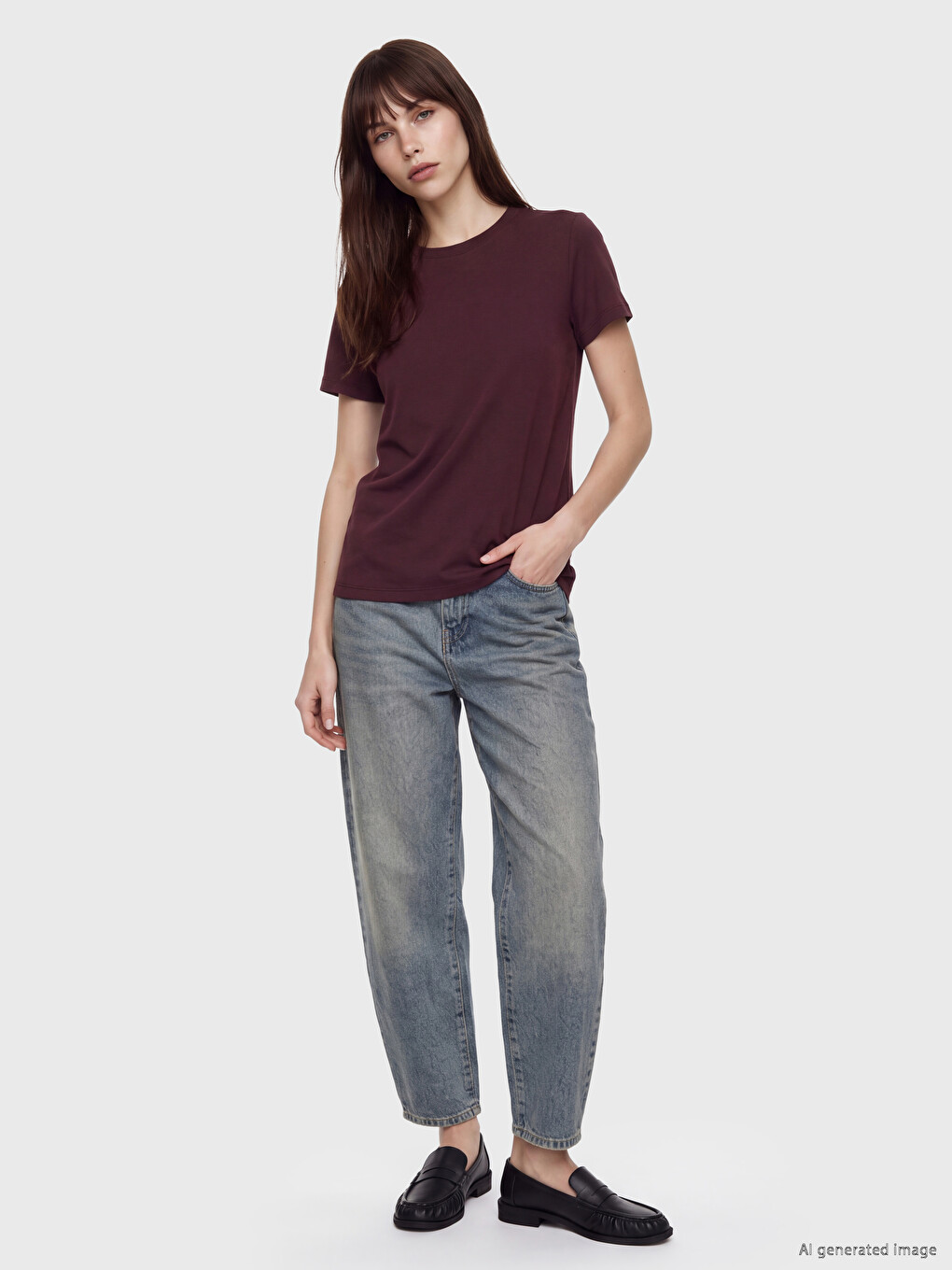 Crew Neck Soft Touch Women's T-shirt-1