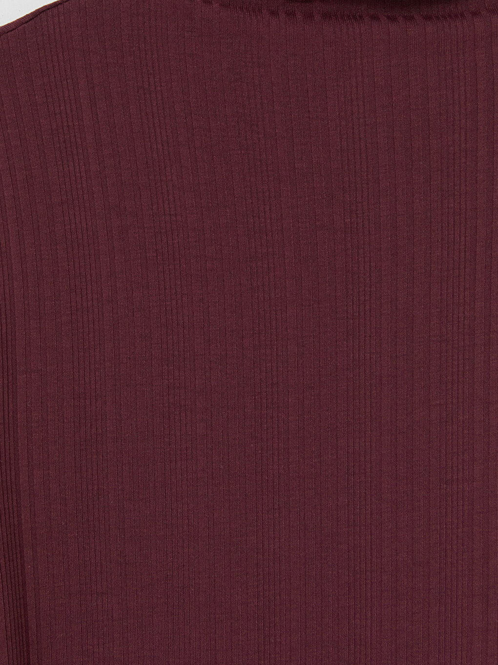 Mock Neck Women's Ribbed Body-1