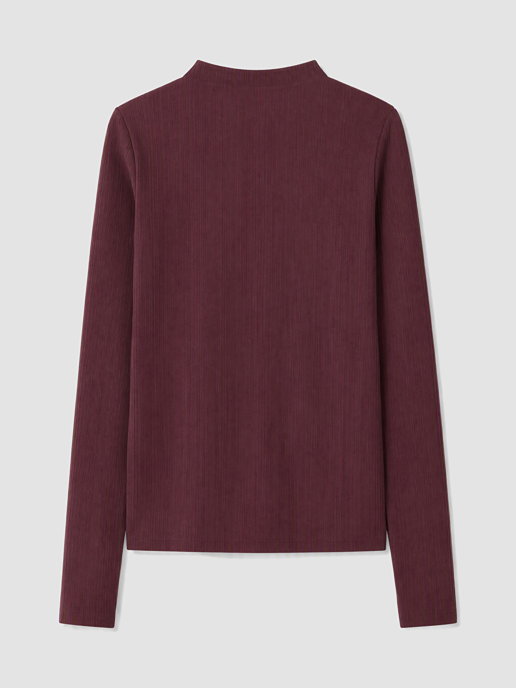 Mock Neck Women's Ribbed Body-2