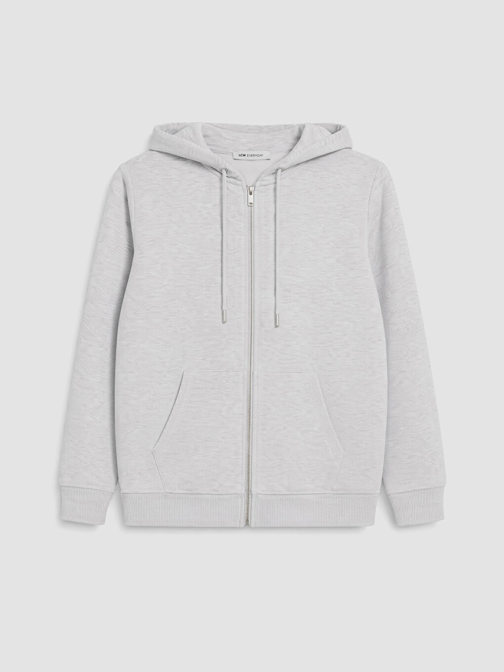 Beyaz Kalın Oversize Kadın Fermuarlı Sweatshirt