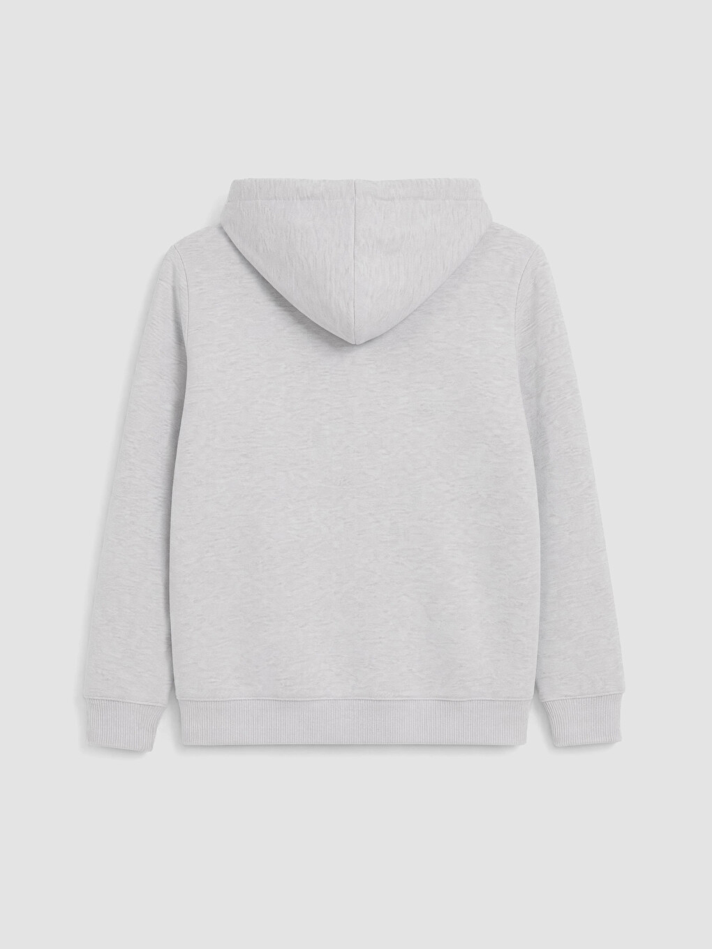 Beyaz Kalın Oversize Kadın Fermuarlı Sweatshirt-3