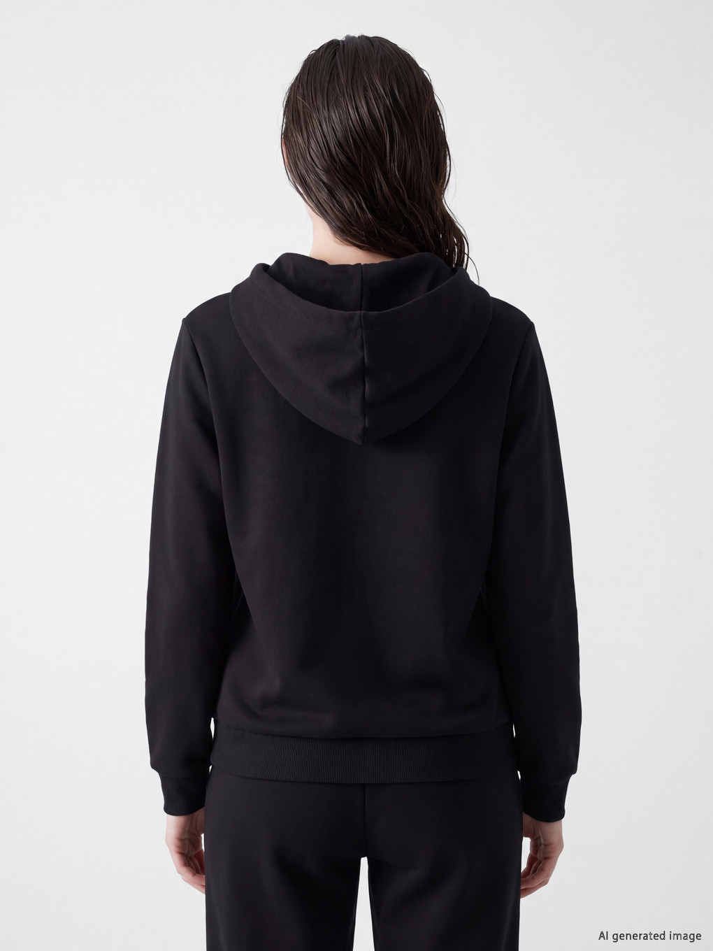 Thick Oversize Women's Zippered Sweatshirt-3