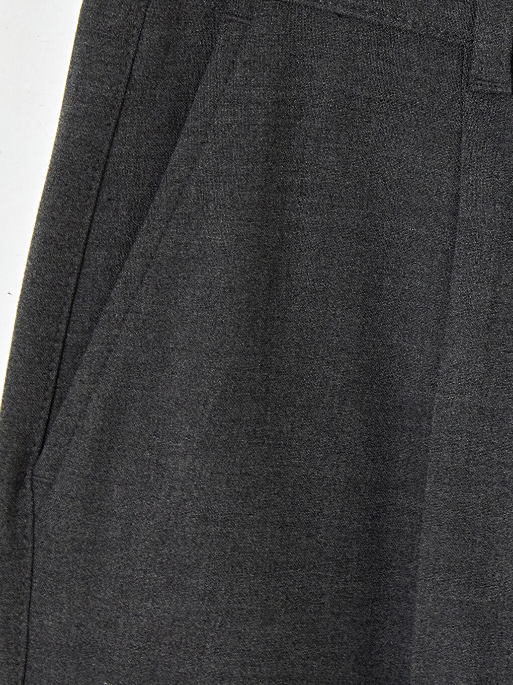Antrasit Regular Fit Pileli Erkek Pantolon-5