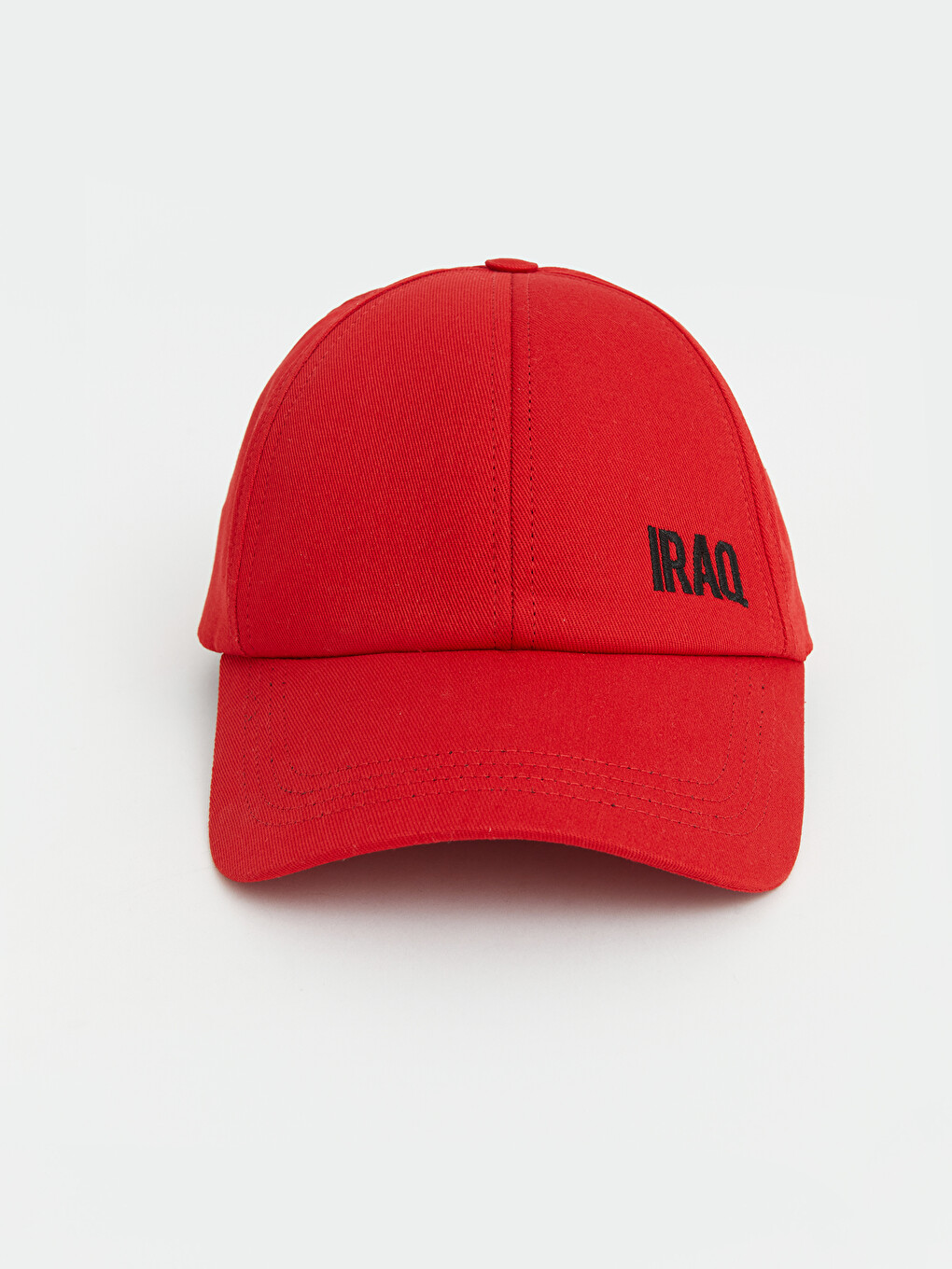 Woman Red Baseball Cap